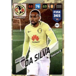 William da Silva Club América 257 FIFA 365 Adrenalyn XL 2018