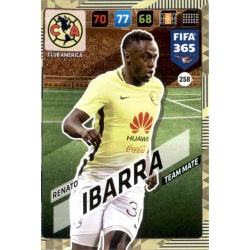 Renato Ibarra Club América 258 FIFA 365 Adrenalyn XL 2018