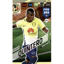 Darwin Quintero Club América 261 FIFA 365 Adrenalyn XL 2018