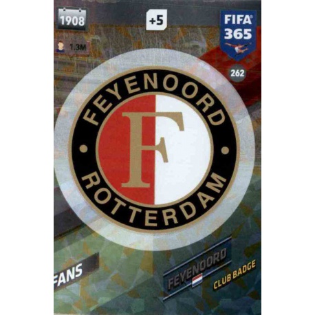 Emblem Feyenoord 262 FIFA 365 Adrenalyn XL 2018