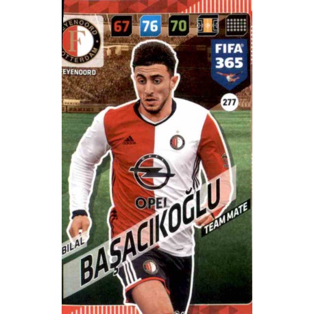 Bilal Başacıkoğlu Feyenoord 277 FIFA 365 Adrenalyn XL 2018