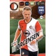 Nicolai Jørgensen Feyenoord 278 FIFA 365 Adrenalyn XL 2018