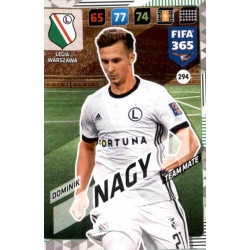 Dominik Nagy Legia Warszawa 294 FIFA 365 Adrenalyn XL 2018