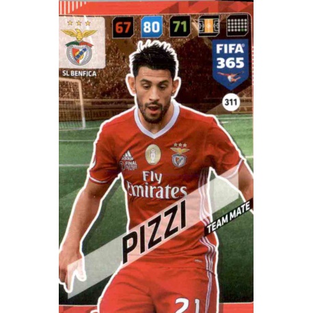 Pizzi SL Benfica 311 FIFA 365 Adrenalyn XL 2018