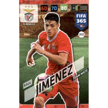 Raúl Jiménez SL Benfica 313 FIFA 365 Adrenalyn XL 2018