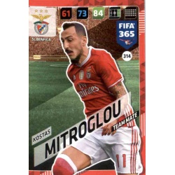 Kostas Mitroglou SL Benfica 314 FIFA 365 Adrenalyn XL 2018