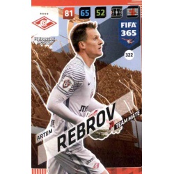 Artem Rebrov Spartak Moskva 322 FIFA 365 Adrenalyn XL 2018