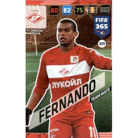 Fernando Spartak Moskva 329 FIFA 365 Adrenalyn XL 2018