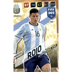 Marcos Rojo Argentina 344 FIFA 365 Adrenalyn XL 2018