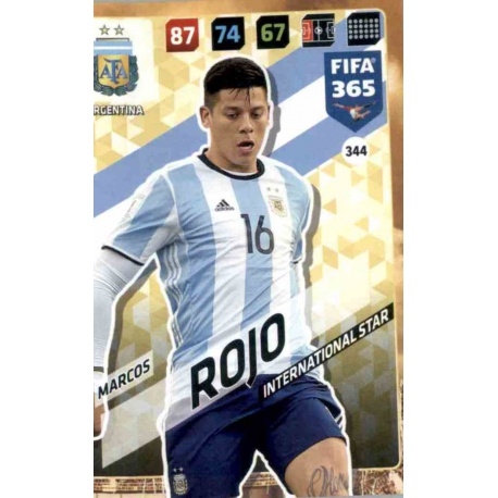 Marcos Rojo Argentina 344 FIFA 365 Adrenalyn XL 2018