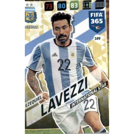 Ezequiel Lavezzi Argentina 349 FIFA 365 Adrenalyn XL 2018