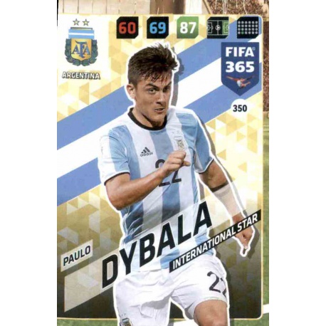 Paulo Dybala Argentina 350 FIFA 365 Adrenalyn XL 2018