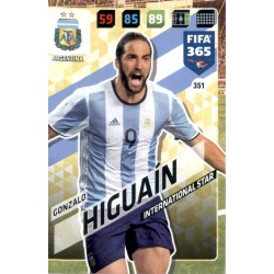 Gonzalo Higuaín Argentina 351 FIFA 365 Adrenalyn XL 2018