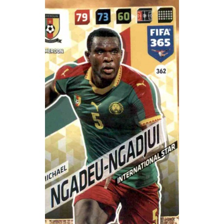 Michael Ngadeu-Ngadjui Cameroon 362 FIFA 365 Adrenalyn XL 2018