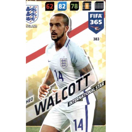 Theo Walcott England 383 FIFA 365 Adrenalyn XL 2018