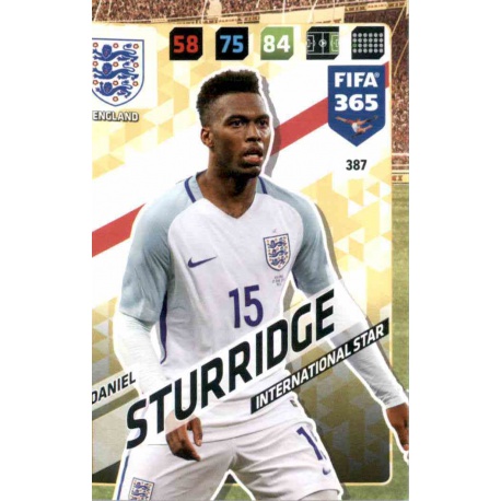 Daniel Sturridge England 387 FIFA 365 Adrenalyn XL 2018