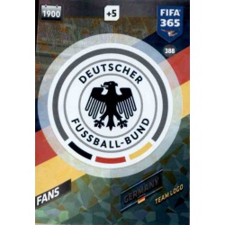 Emblem Germany 388 FIFA 365 Adrenalyn XL 2018