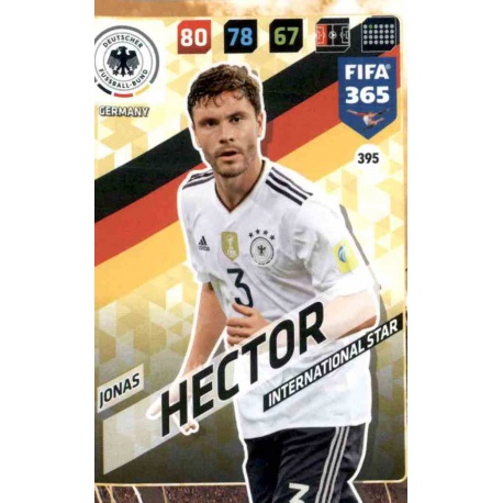 Jonas Hector Germany 395 FIFA 365 Adrenalyn XL 2018