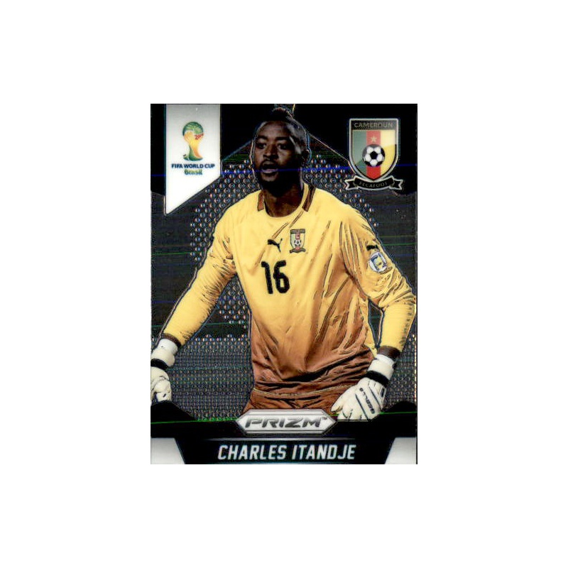 Trading Card Charles Itandje Cameroon Panini Prizm World Cup Brazil 2014