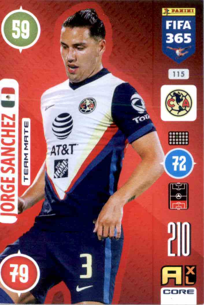 Buy Card Jorge Sánchez Club América Fifa 365 Adrenalyn XL 2021 Panini
