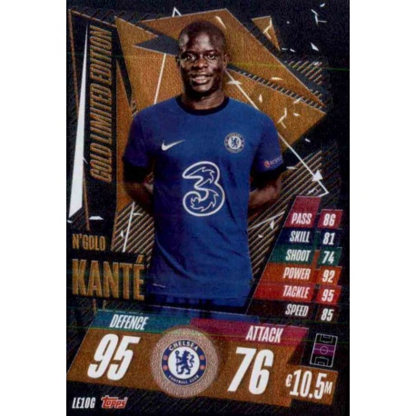 N'Golo Kante Limited Edition Gold Chelsea LE10G