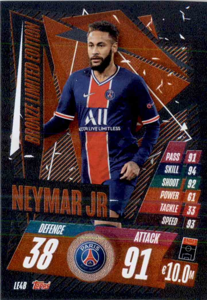 Panini Neymar Jr. Legend Bronze Seltene Karte