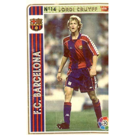 Jordi Cruyff Barcelona Mundicromo 1994-95