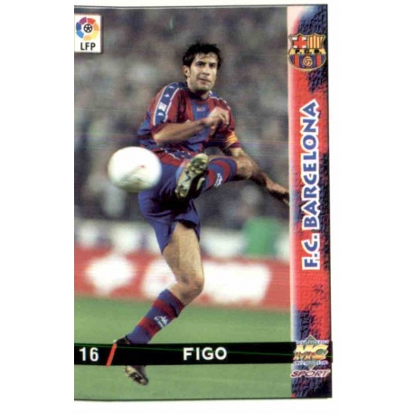 Figo Barcelona Mundicromo 1998-99