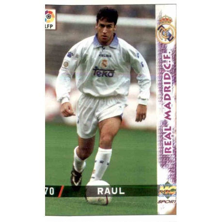 Raul Real Madrid Mundicromo 1998-99