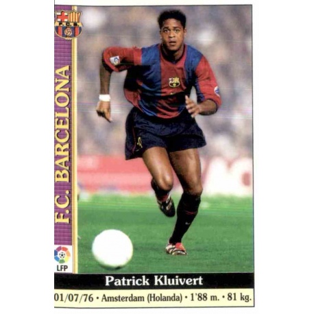 Patrick Kluivert Barcelona Mundicromo 2000