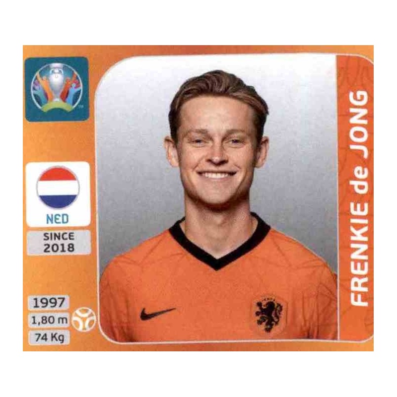 Buy Online Frenkie de Jong Netherlands Panini Euro 2020 Stickers