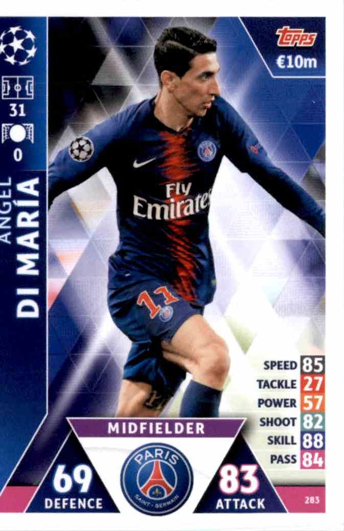 Sale Trading Cards Ángel Di María PSG Topps Champions League 2019