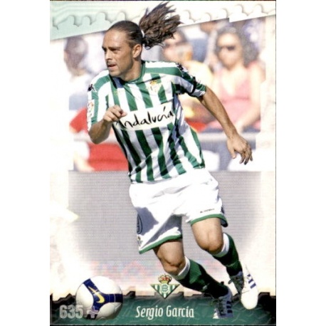 Sergio García Fichas + 2 Betis 635