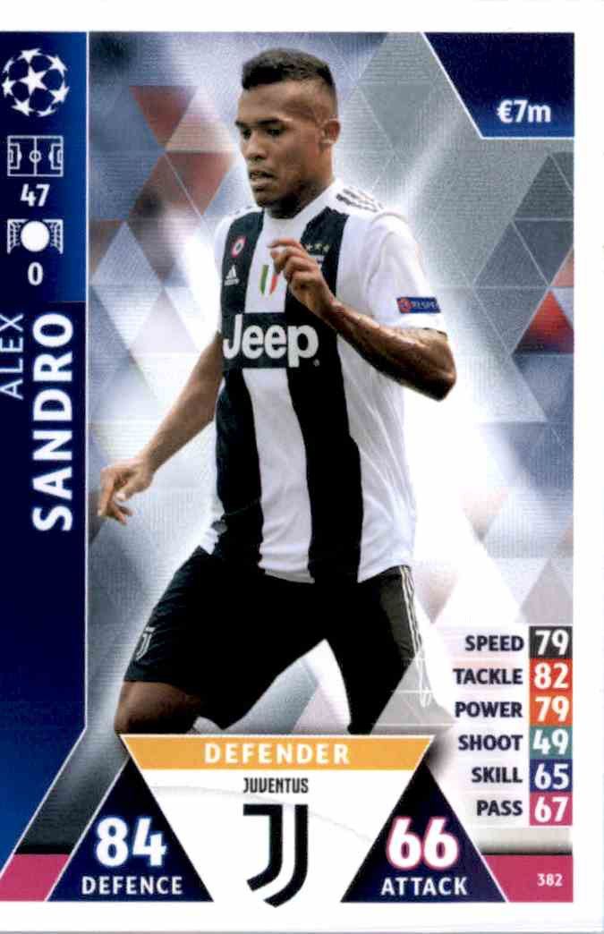 Sale Online Alex Sandro Juventus Topps Champions League 2018 -19