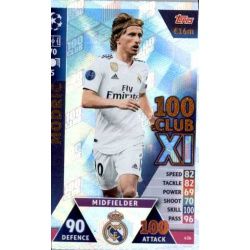 Luka Modrić 100 Club XI 436 Match Attax Champions 2018-19