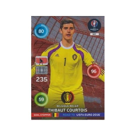 Soccer Trading Cards Thibaut Courtois Goal Stopper Adrenalyn Xl Road To Euro 16