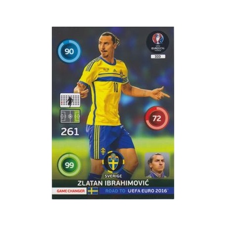 Sale Trading Cards Zlatan Ibrahimovic Game Changer Adrenalyn Xl Road Uefa Euro 16