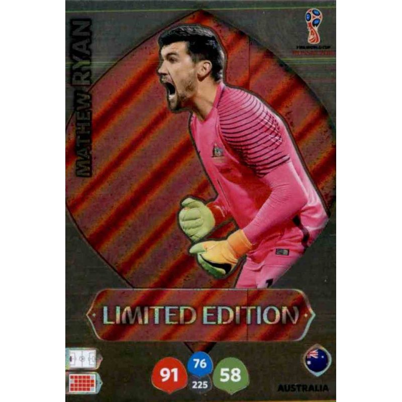 Trading Card of Mathew Ryan Limited Edition Adrenalyn XL Fifa World Cup ...