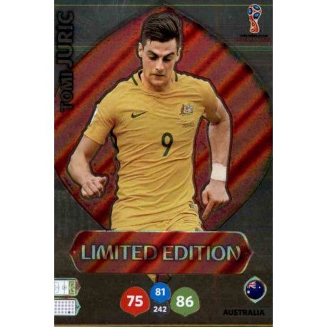 Tomi Juric - Australia - Limited Edition Adrenalyn XL World Cup 2018 