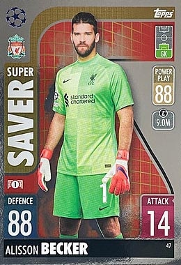 Common Card of Alisson Becker – 2022-23 – Sorare