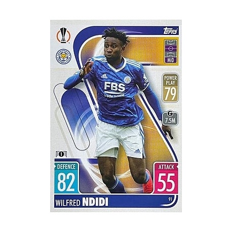 Wilfred Ndidi Leicester City 91