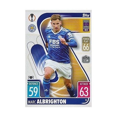 Marc Albrighton Leicester City 93