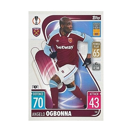 Angelo Ogbonna West Ham United 103