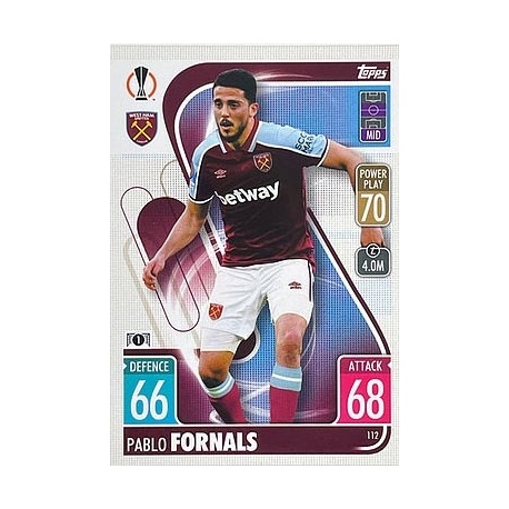 Pablo Fornals West Ham United 112