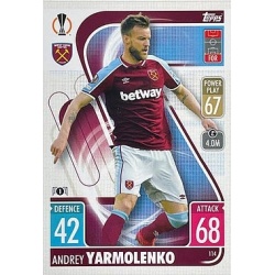 Andrey Yarmolenko West Ham United 114