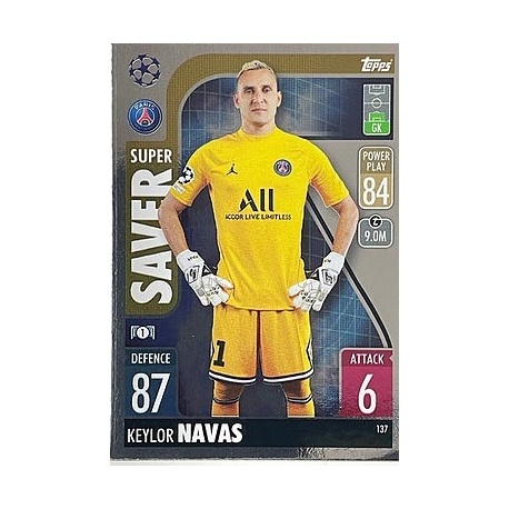 Keylor Navas Paris Saint-Germain 137