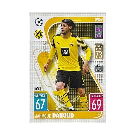 Mamoud Dahoud Borussia Dortmund 181