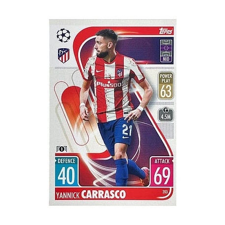 Yannck Carrasco Atlético Madrid 203