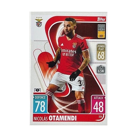 Nicolás Otamendi Benfica 328