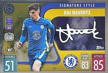 Trading Cards Kai Havertz Signature Style Topps Match Attax 2021/22